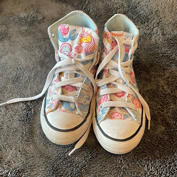 Girls Mermaid Converse - Picture 1 of 5